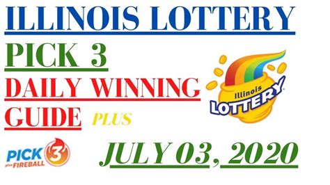 illinois pick three lottery drawn.